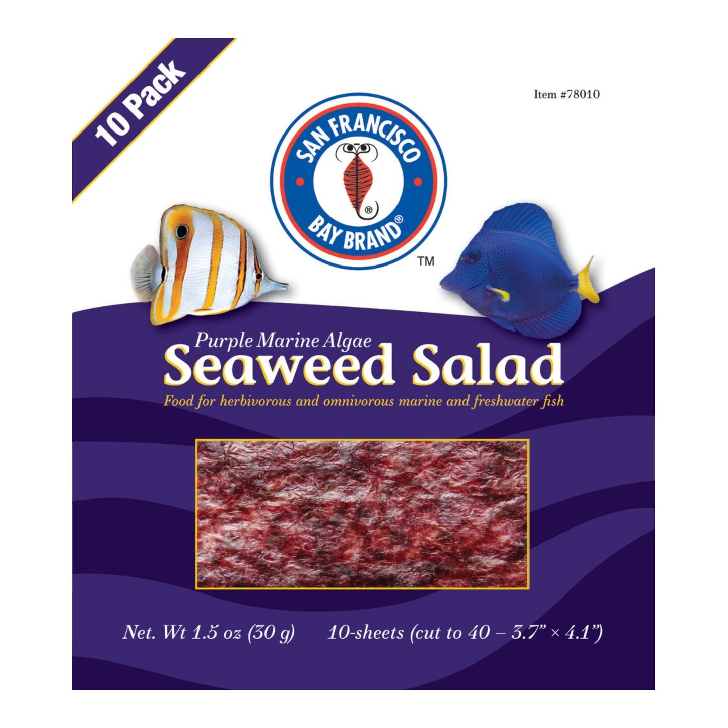 San Francisco Bay Brand Purple Marine Algae Seaweed Salad 1ea/10 pk