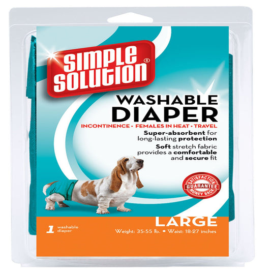 Simple Solution Washable Diaper Blue 1ea/LG