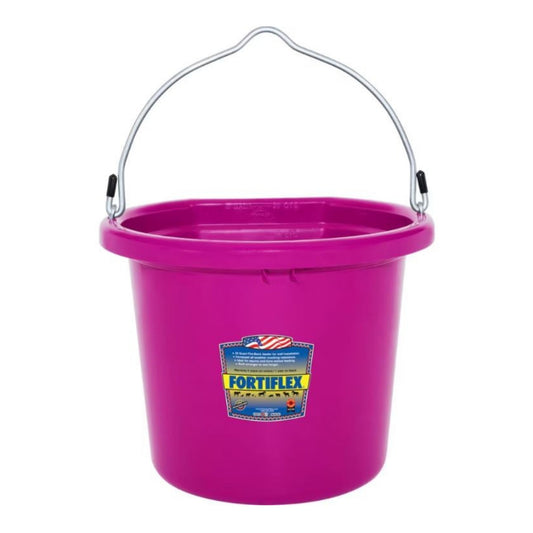 Fortiflex Flat Back Bucket Hot Pink 20 Qt