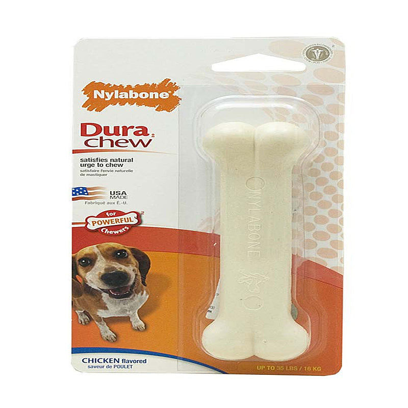 Nylabone Power Chew Dog Toy Chicken 1ea/Medium/Wolf - Up To 35 lb