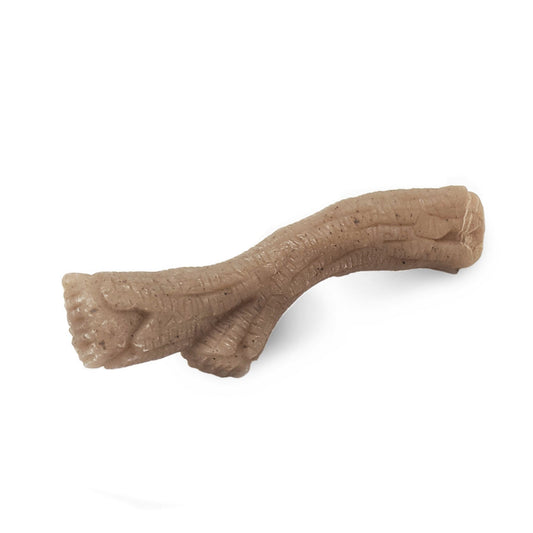 Nylabone Gourmet Style Strong Stick Dog Chew Toy Peanut Butter 1ea/Medium/Wolf - Up To 35 lb