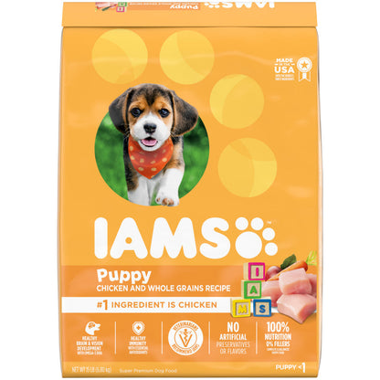 IAMS Smart Puppy Dry Dog Food Real Chicken 1ea/15 lb