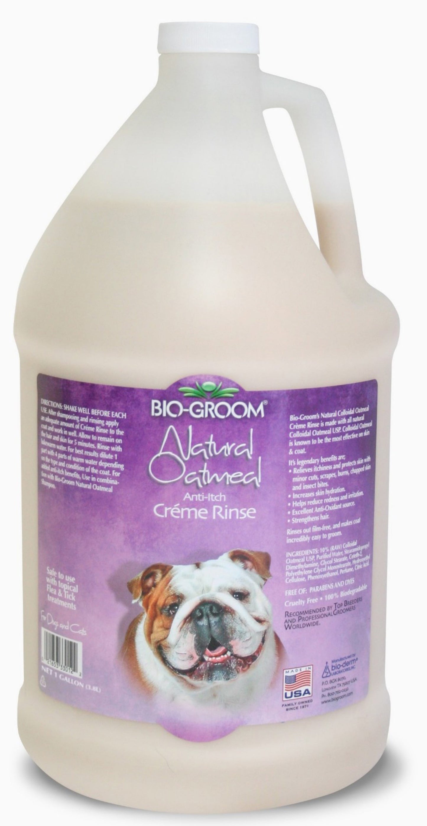 Bio Groom Natural Oatmeal Soothing Anti-Itch Creme Rinse 1ea/1 gal