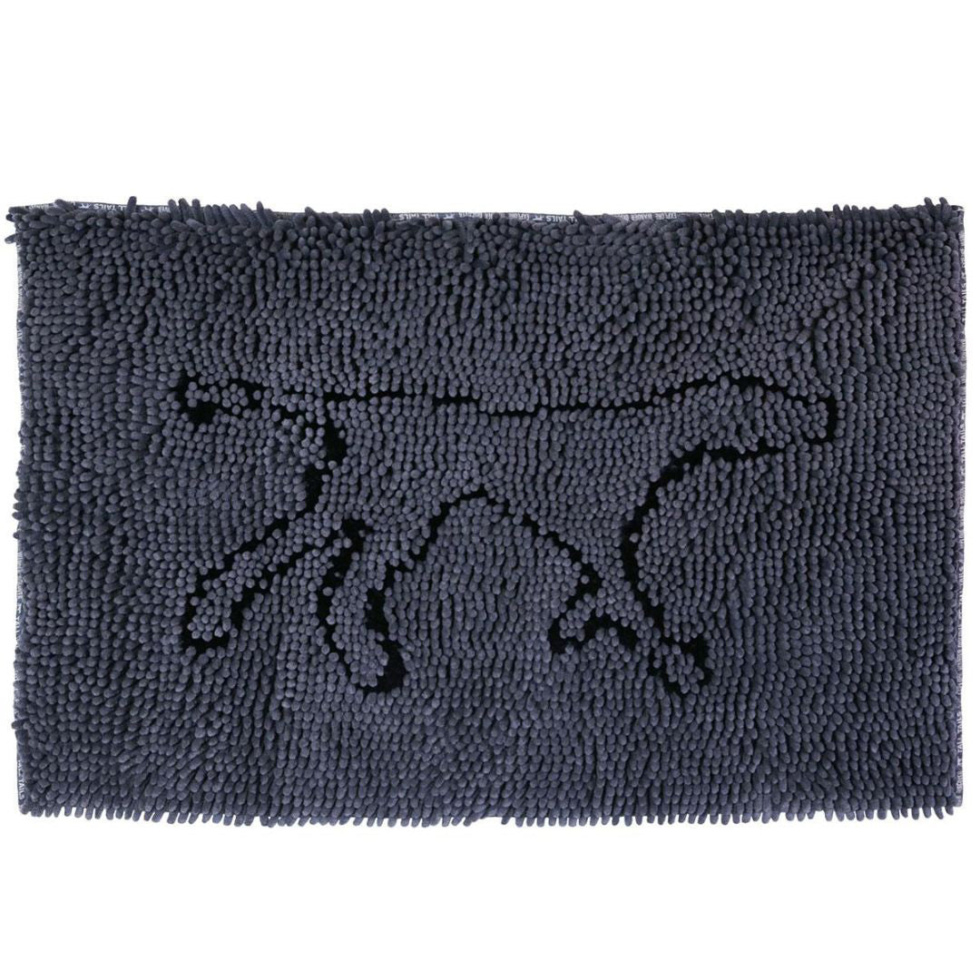 Tall Tails Dog Wet Paw Mat Charcoal Medium