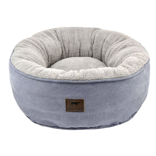 Tall Tails Dog Cat Donut Bed Charcoal Small