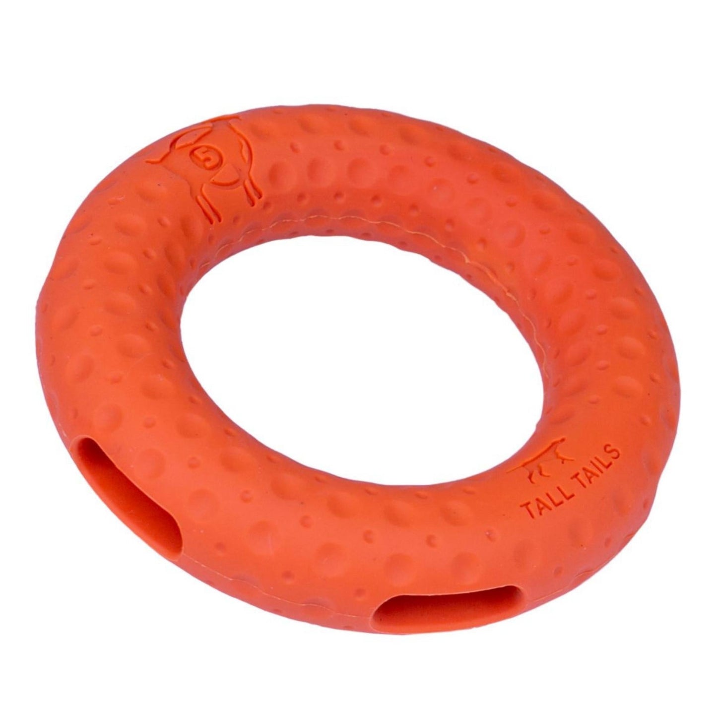 Tall Tails Dog Goat Ring Orange 5 Inch