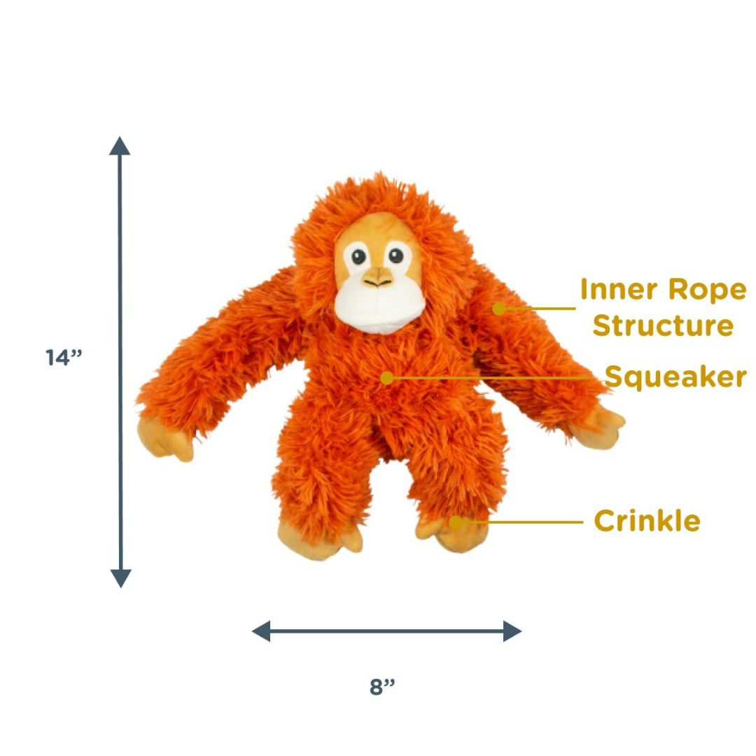 Tall Tails Dog Rope Orangutan 14 Inch