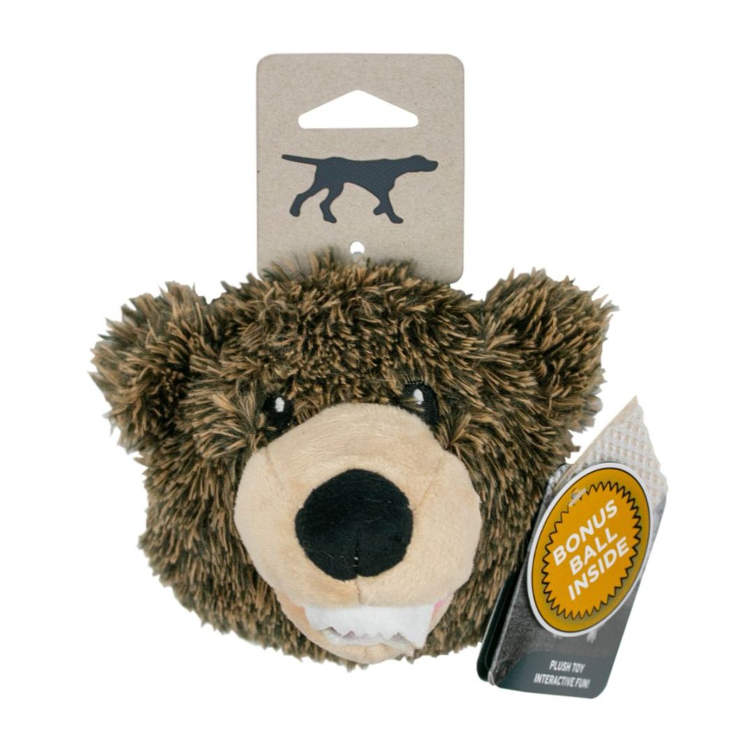 Tall Tails Dog 2 In 1 Grizzly Head 4 Inch