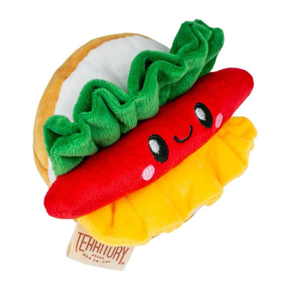 Territory Dog Plush Hotdog 8 Inch