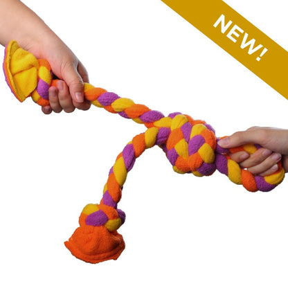 Tall Tails Dog Braided Fleece Tug 15 Inch