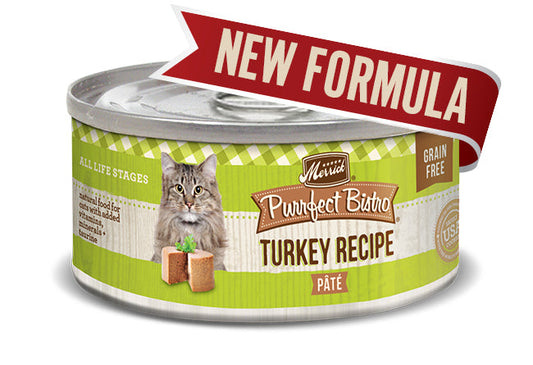 Merrick Cat Purrfect Bistro Turkey Pate 5.5oz. (Case of 24)