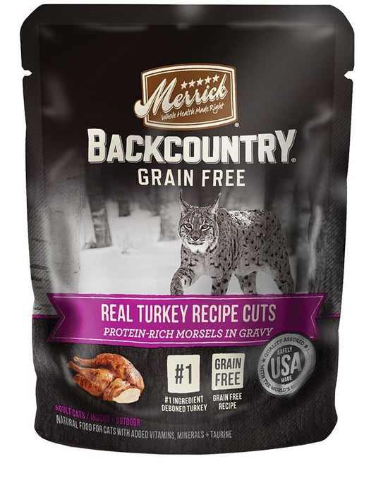 Merrick Cat Backcountry Real Turkey 3oz. (Case of 24)