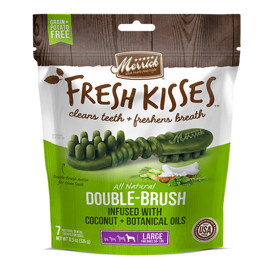 Merrick Fresh Kisses Coconut Oil For Large Dogs (70  Lbs) 11.7oz.