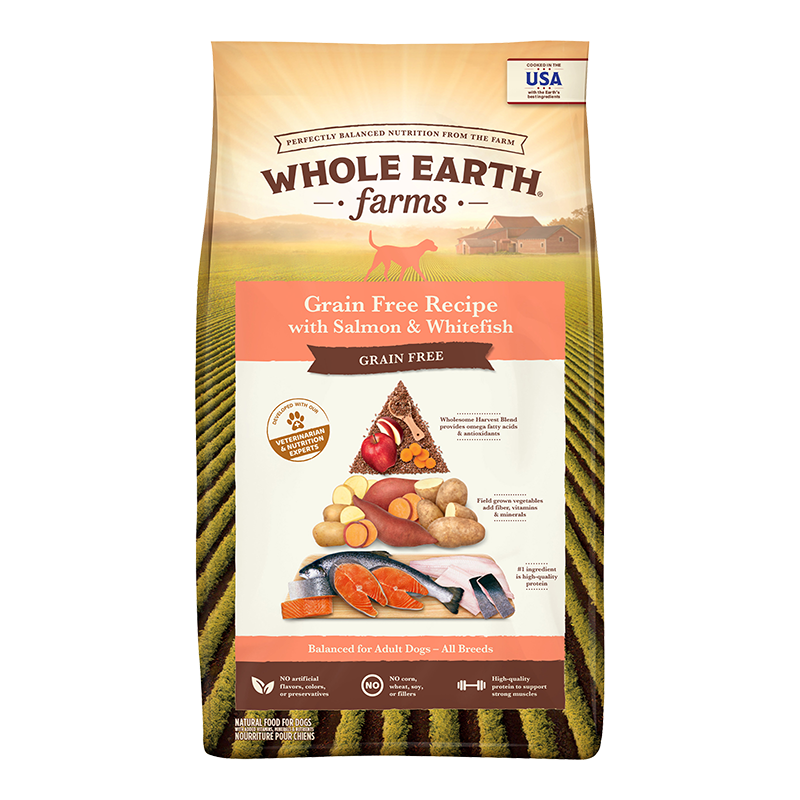 Whole earth Farms Dog Grain Free Salmon 25Lb