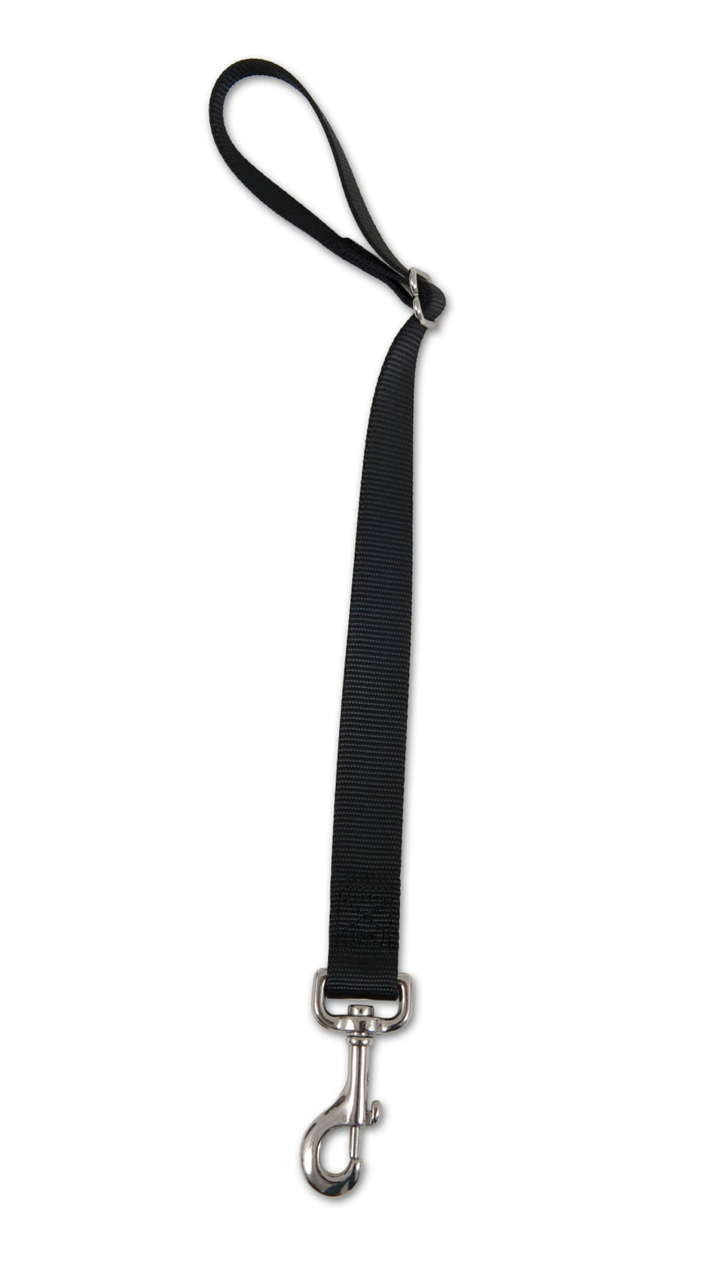 Petmate Seat Belt Loop Tether Black 1ea/LG