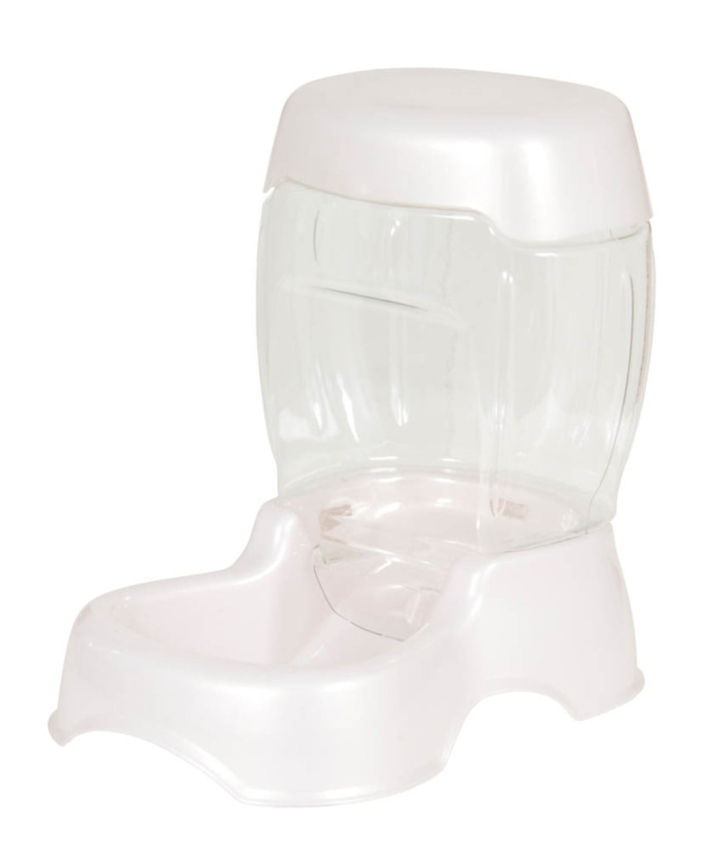 Petmate Pet Cafe Feeder Pearl Silver 1ea/MD