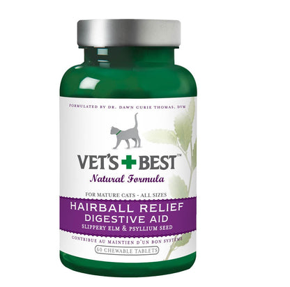 Vet's Best Cat Hairball Relief Tablets 1ea/60 ct