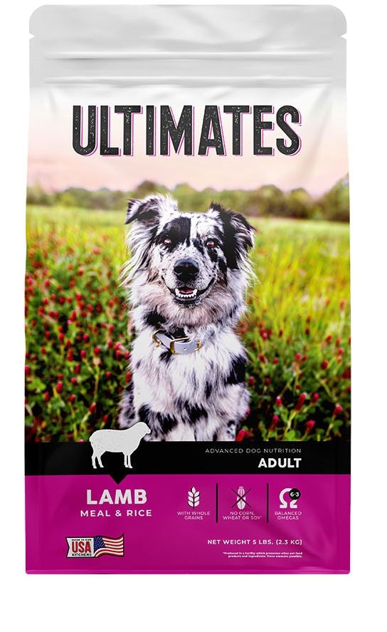 Ultimates Dry Dog Food Lamb Meal & Rice 1ea/5 lb