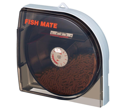 Ani Mate Automatic Pond Fish Feeder Black 1ea