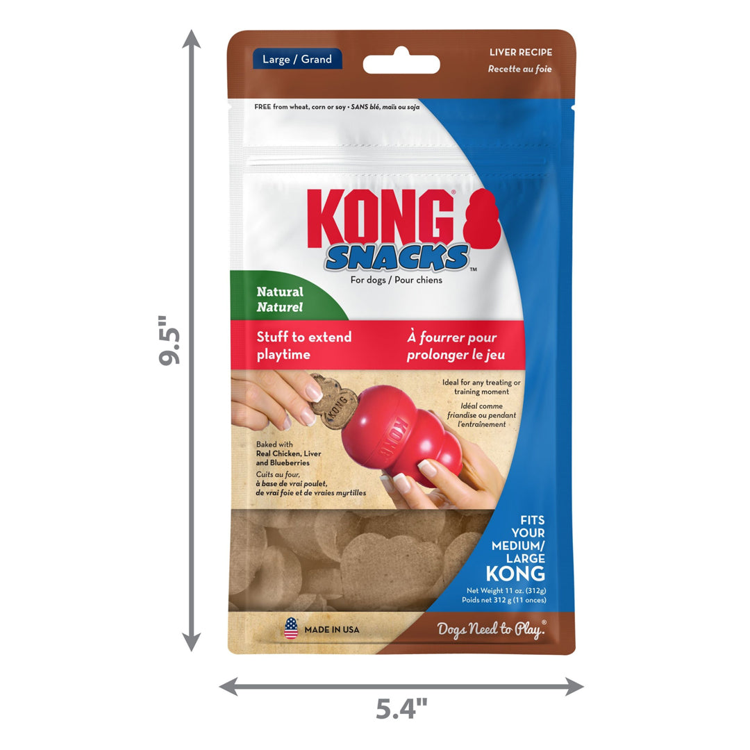 KONG Stuff'N Snacks Puppy Treats Chicken Liver 1ea/LG, 12 oz