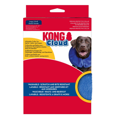 KONG Inflatable E-Collar Blue 1ea/LG