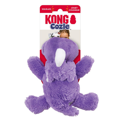 KONG Cozie Rosie Rhino Plush Dog Toy Purple 1ea/SM