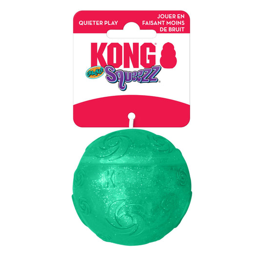 KONG Squeezz Crackle Ball Dog Toy Assorted 1ea/LG