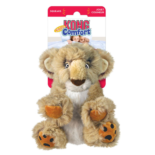 KONG Comfort Kiddos Lion Dog Toy Tan 1ea/XS