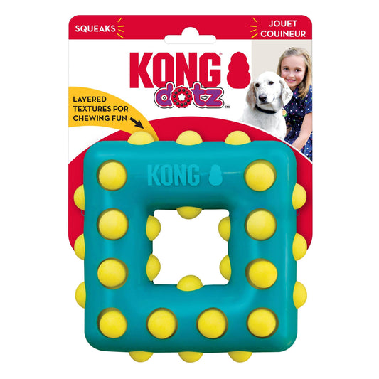 KONG Dotz Square Dog Toy 1ea/LG