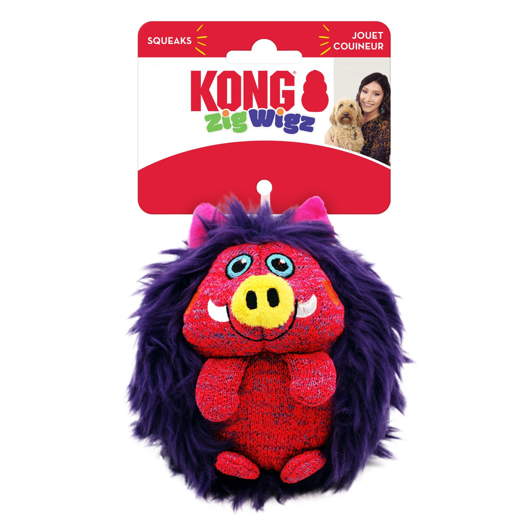 KONG Zigwigz Warthog Dog Toy 1ea/MD