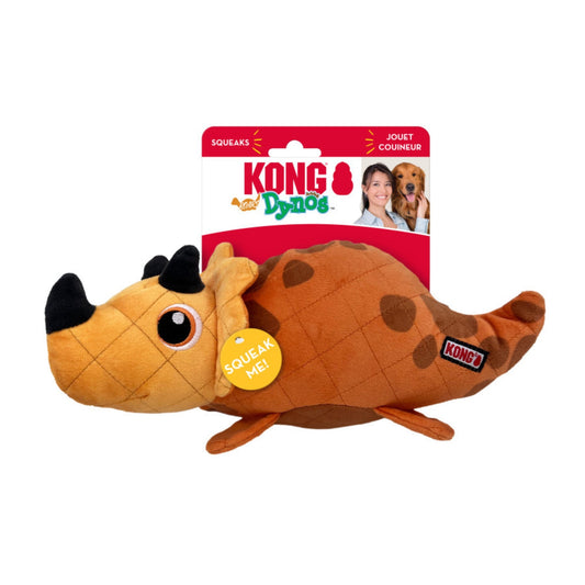 KONG Dynos Roars Dog Toy Orange, 1ea/MD/LG