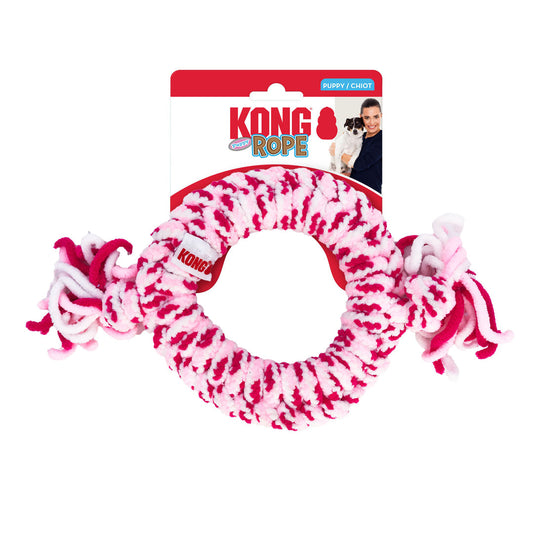 KONG Rope Puppy Toy Ring Assorted 1ea/MD