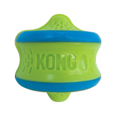 KONG Rambler Rattlez Dog Toy Swirl Ball, MD (2 pack)