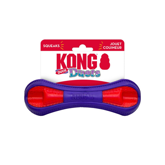 Kong Duets Duos Dog Toy Bone, 1ea/Medium