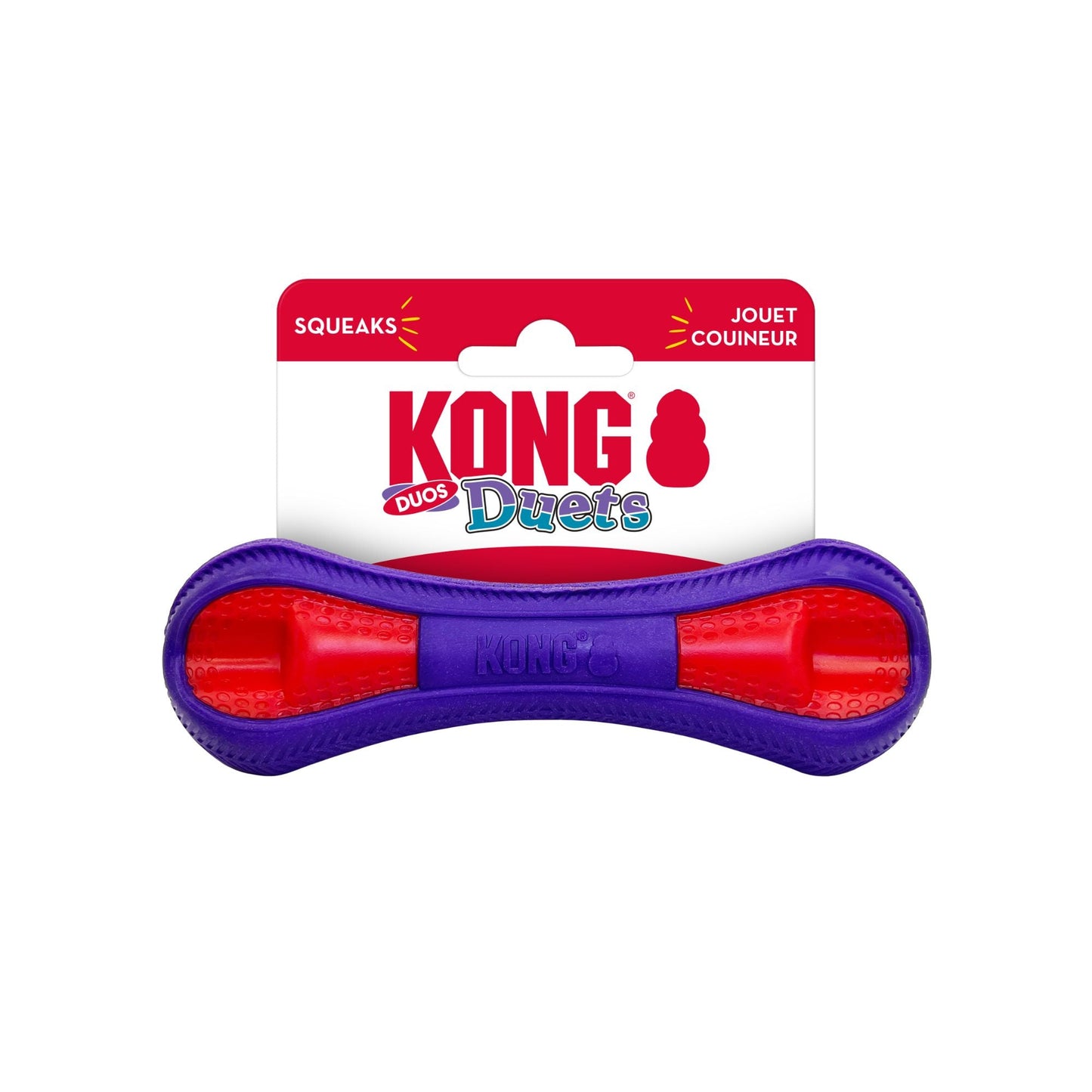 Kong Duets Duos Dog Toy Bone, 1ea/Small