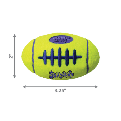 KONG Air Dog Squeaker Football Dog Toy 1ea/SM