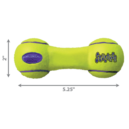 KONG Air Dog Squeaker Dumbbell Dog Toy 1ea/SM