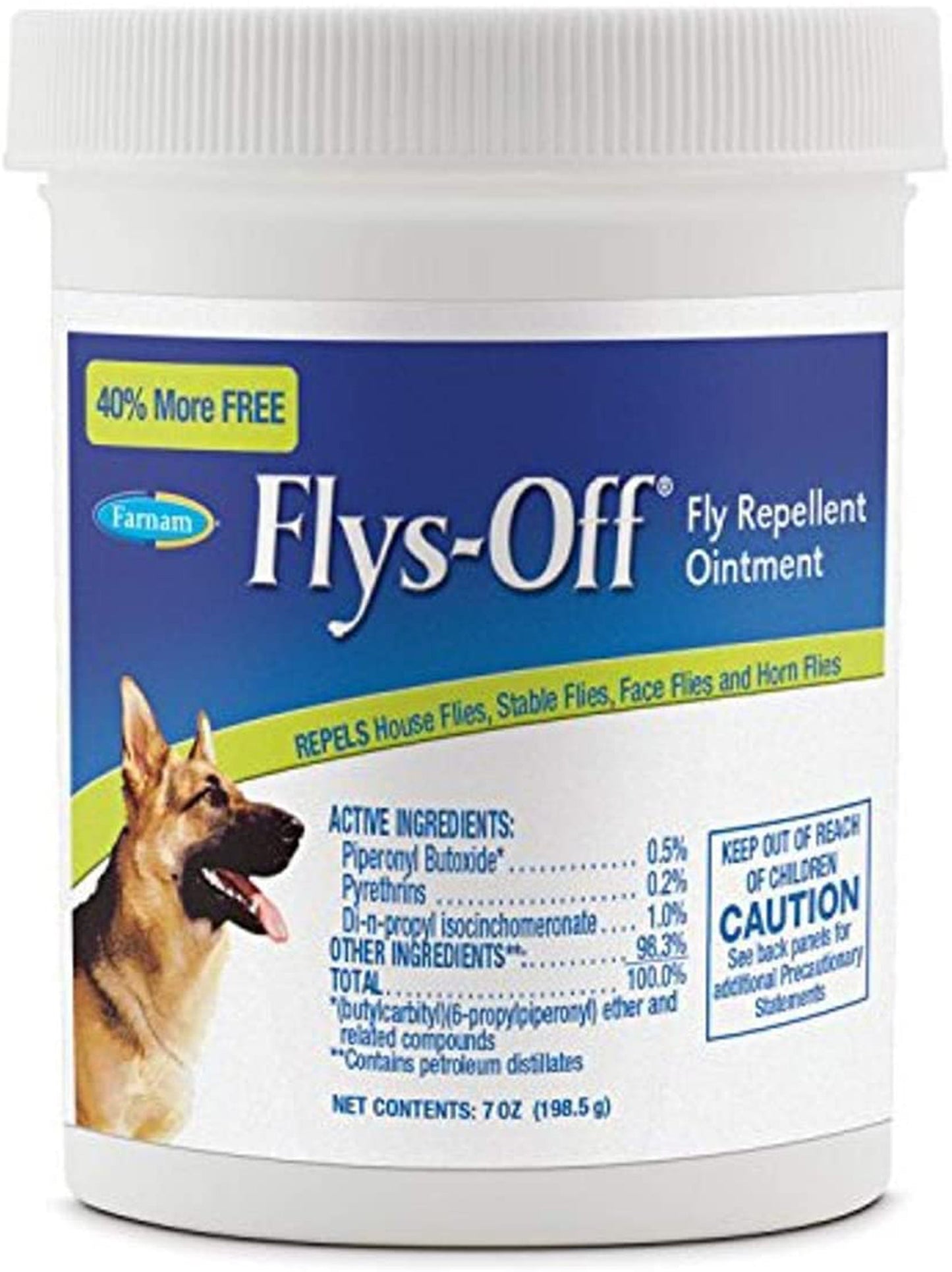 Farnam Flys Off Fly Repellent Ointment 1ea/7 oz