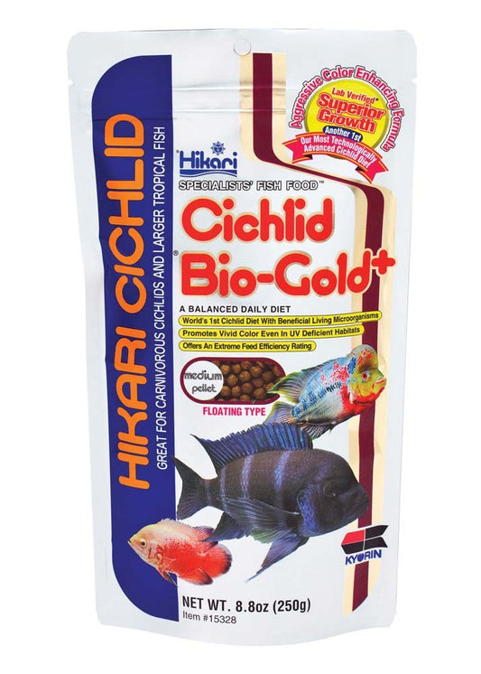 Hikari USA Cichlid BioGold+ Pellet Fish Food 1ea/2.2 lb, MD