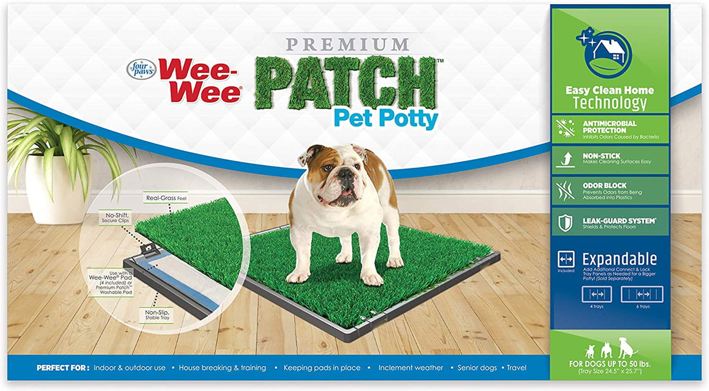 Four Paws Wee-Wee Premium Patch Indoor and Outdoor Pet Potty Premium Patch 1ea/24.5 in X 25.7 in (1 ct)