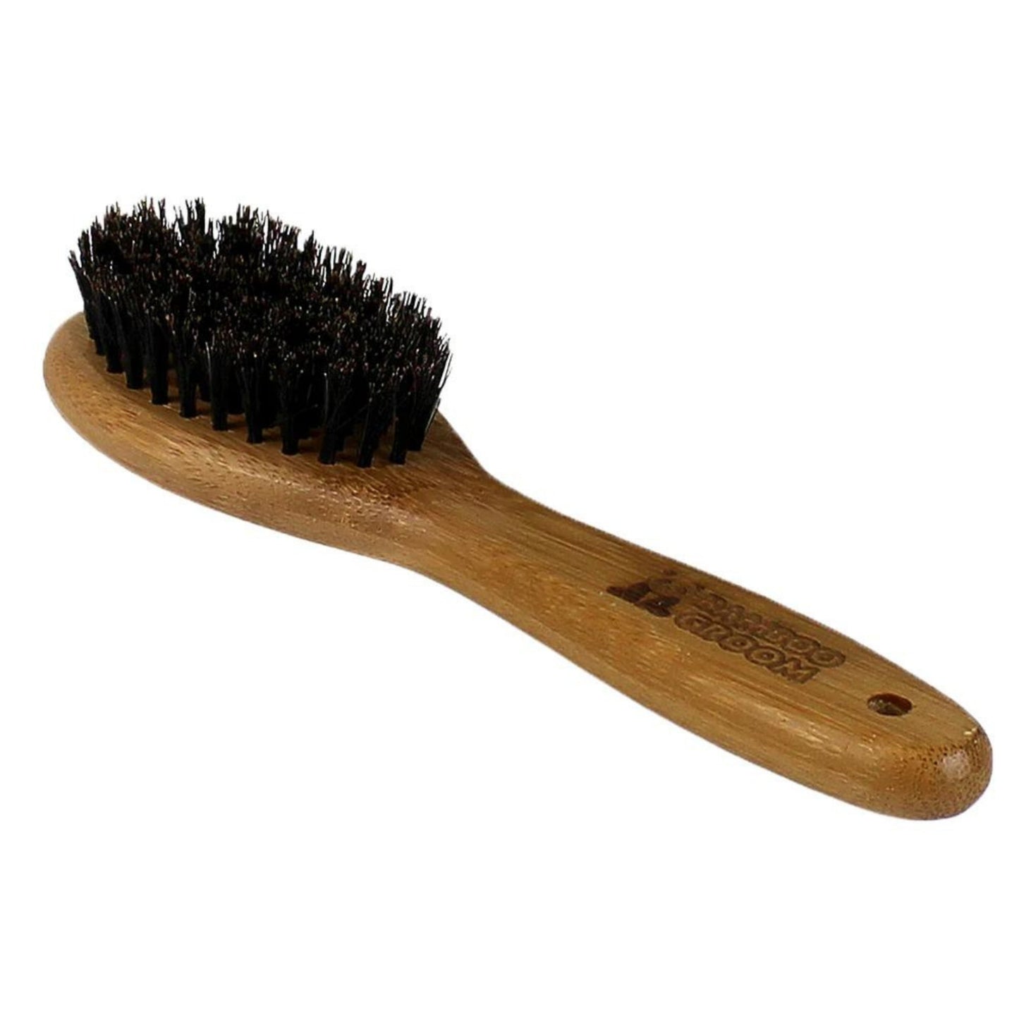 Bamboo Groom Oval Boar Bristle Brush Small/Medium