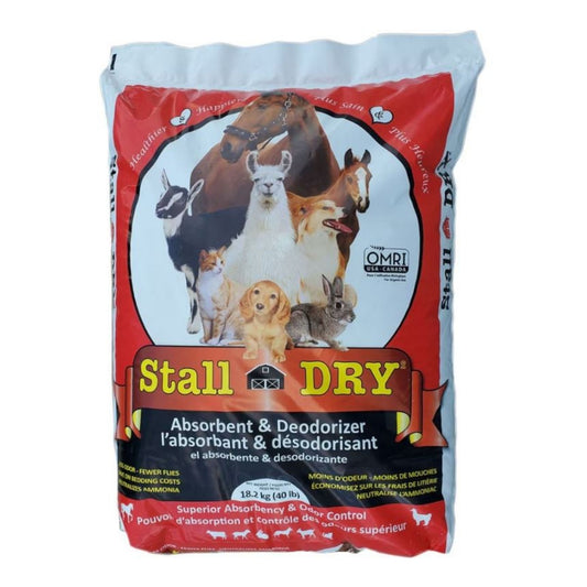 Stall Dry Absorbent & Deodorizer 40Lbs.