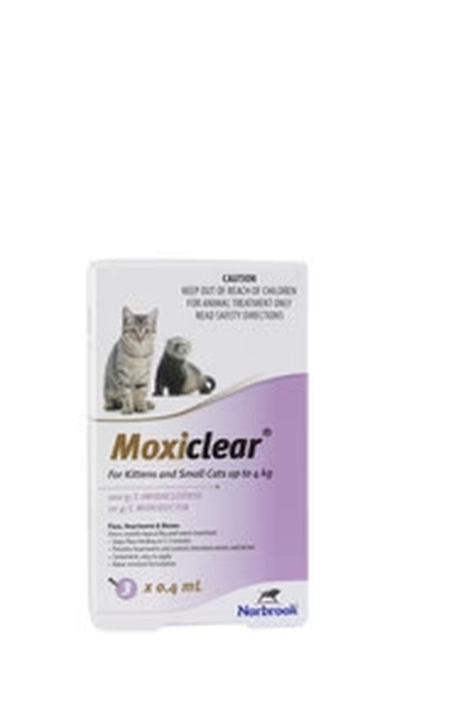 Moxiclear® for Kittens & Small Cats 3Pk