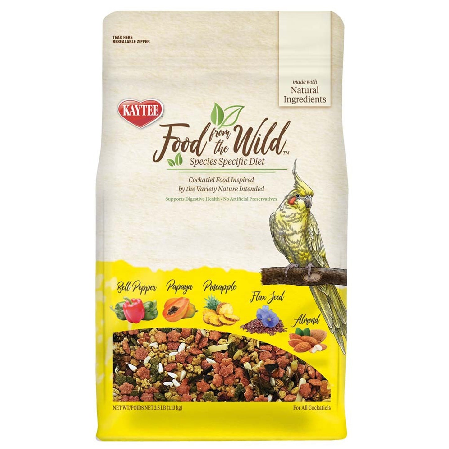 Kaytee Food from the Wild Cockatiel 1ea/2.5 lb