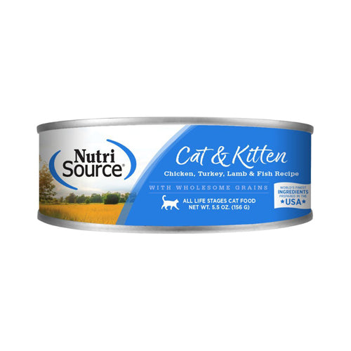 Nutrisource Cat Chicken Turkey Lamb & Fish 5oz. (Case of 12)