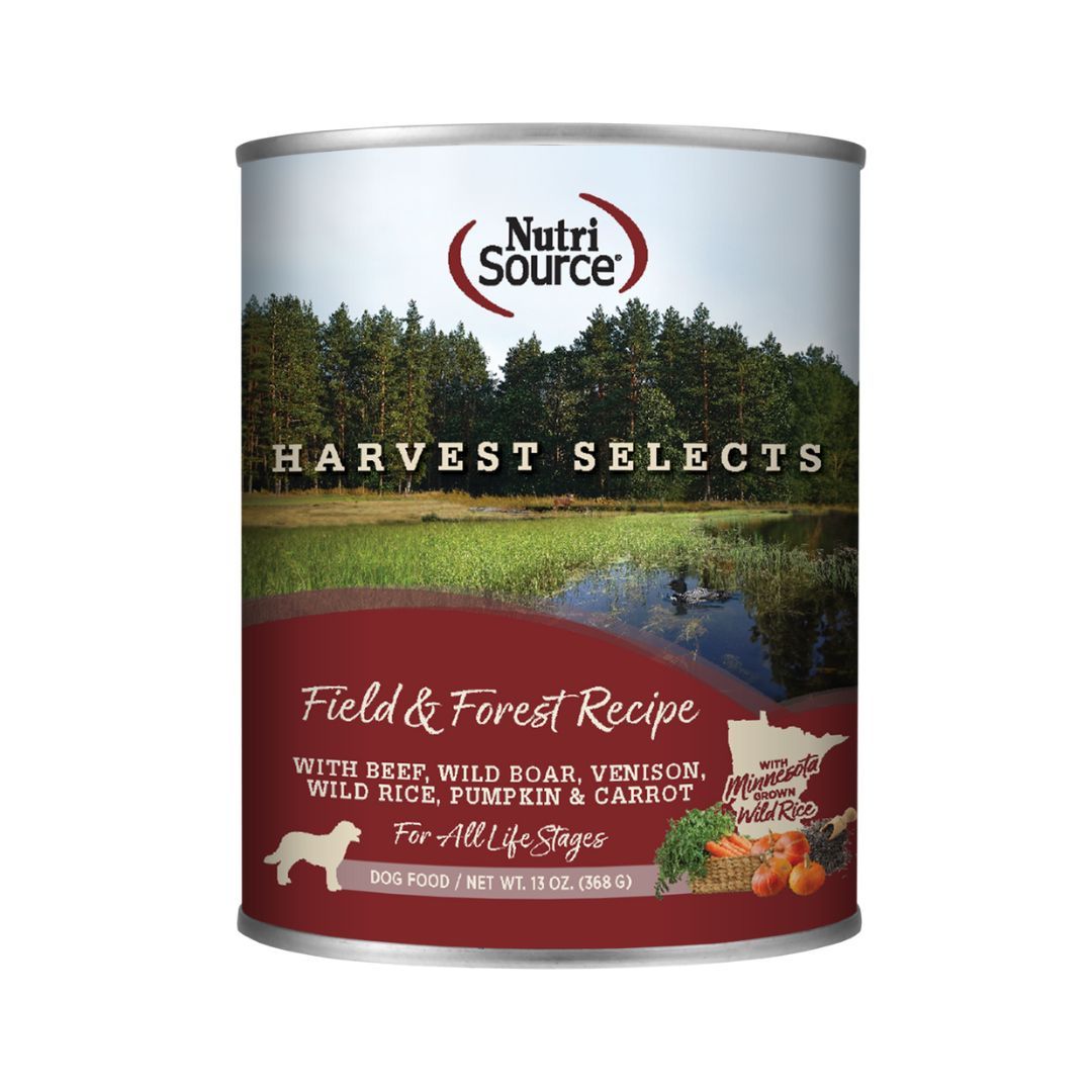 Nutrisource Dog Harvest Selects Field & Forest 13Oz (Case of 12)