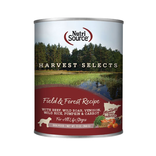 Nutrisource Dog Harvest Selects Field & Forest 13Oz (Case of 12)