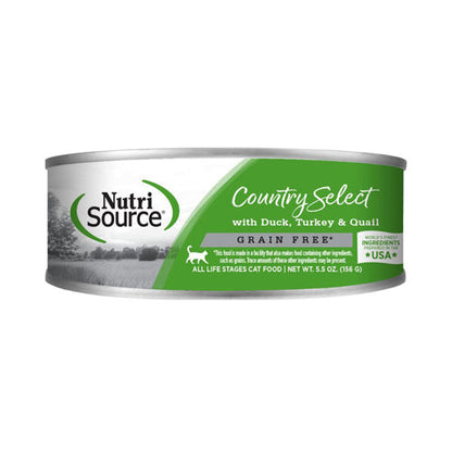 Nutrisource Cat Grain Free Country Select 5.5oz. (Case of 12)