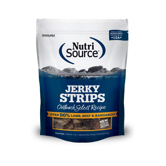 Nutrisource Dog Jerky Treat Outback 4oz.