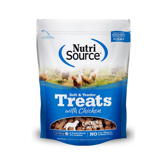 Nutrisource Dog Soft Tender Treat Chicken 6oz.